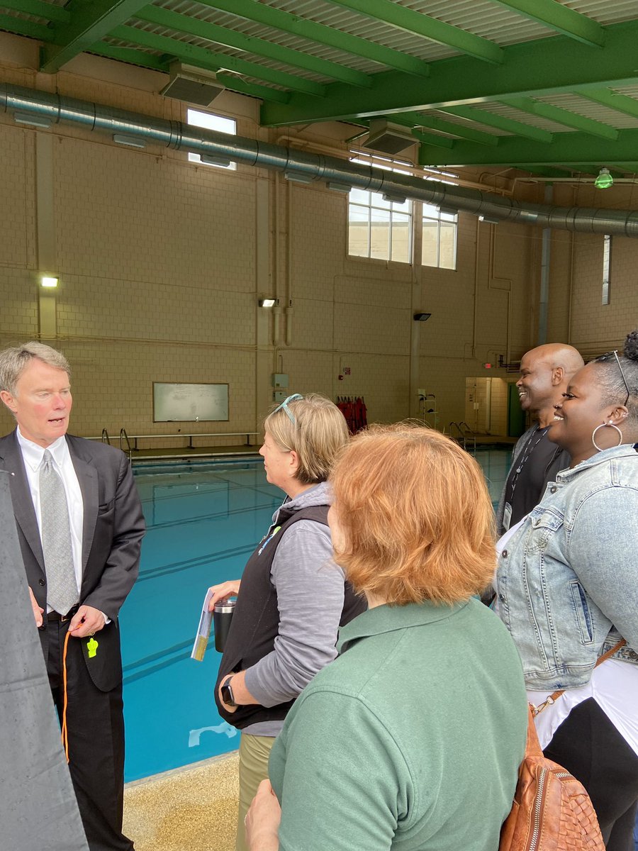 IndyParksandRec's tweet photo. Today @IndyMayorJoe joined by Director Boyd, @CristaCarlino, and Jordan Elder, Indy Parks Senior Manager of Aquatics announced Indy Parks FREE pool memberships and the first wave of pool openings for the summer season! ☀️ Learn more: https://t.co/LPSrmhmnNo https://t.co/Vjch9OvbZY