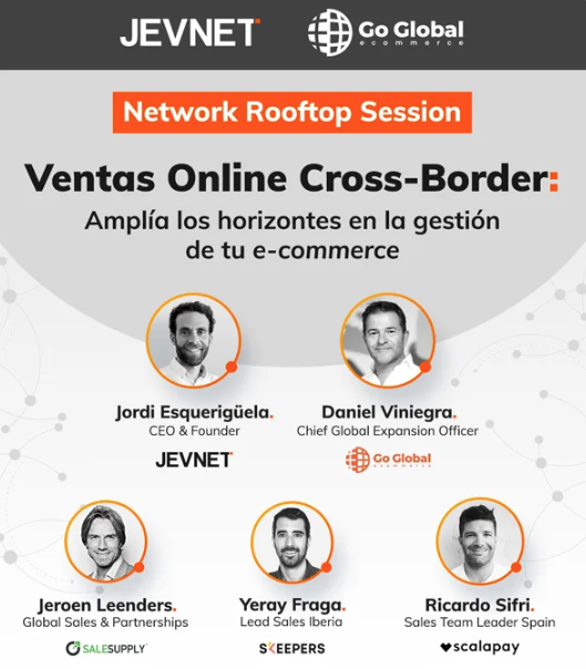 📈 ¿Quieres escalar tu #ecommerce a nivel internacional? 

➡️ <a href="/JEVNET/">Jevnet</a> y @goglobal_ecomm te acercan uno de los eventos referencia en cuanto a captación y gestión para e-commerce.

🗓 jueves 02/06
⌚️ 17:00h
📍 Terraza Pier 01

👇¡Apúntate!👇
bit.ly/3t0TBJn