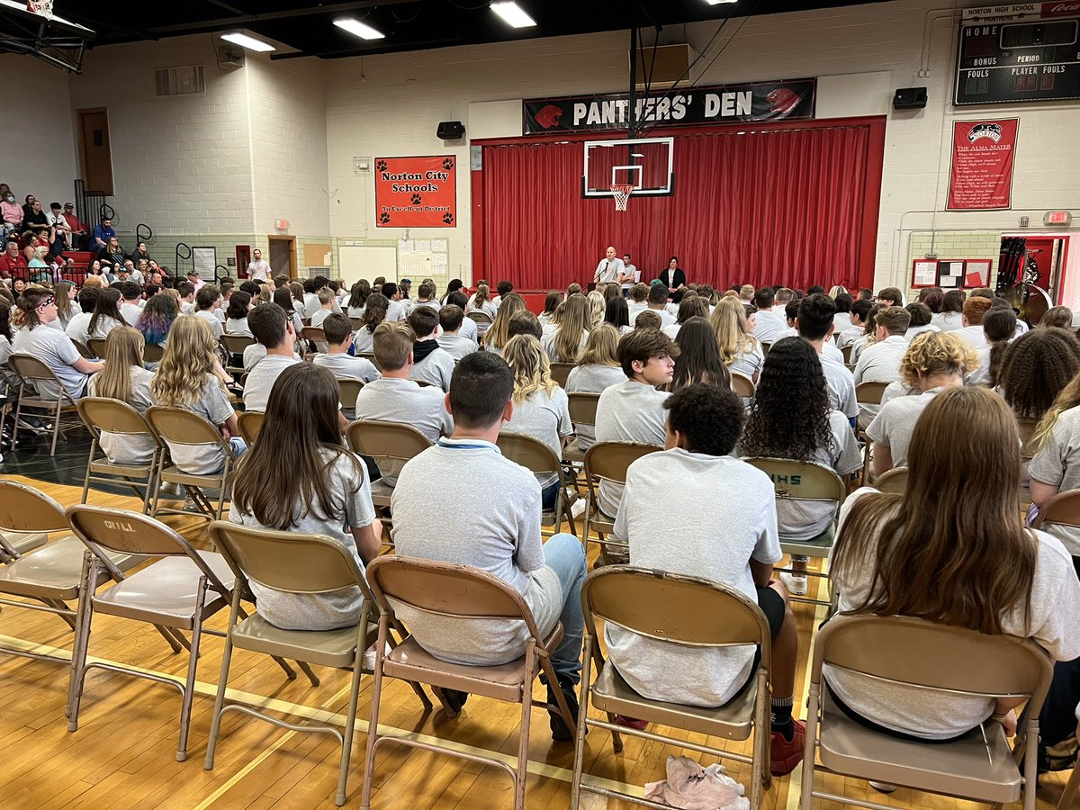 Class of 2026 😳 has left the building!!  This group was celebrated today at NMS and are officially on summer break. Go make NHS your home and celebrate the 4 years you have left as a Panther!!  Good luck.