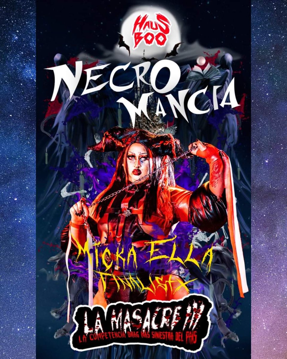 ManuelGarzaMx's tweet photo. Nos vemos hoy en la final de La Masacre Boo 👻
¿Quien es su sesgo para llevarse la corona?
#TeamHecate #TeamLujuria #TeamMorgana #TeamMickaElla https://t.co/0C8QMFNF2L