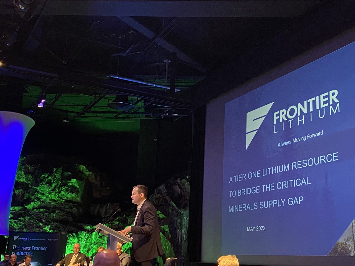 Always inspiring to hear Trevor Walker from <a href="/FrontierLithium/">Frontier Lithium</a> talk about their extensive #Lithium projects in Northern Ontario, headquartered right here in #Sudbury .   The future of #BEV in <a href="/GreaterSudbury/">Greater Sudbury</a> is bright. 
#BEVinDepth2022
<a href="/ResourcefulCity/">Resourceful City Sudbury</a>