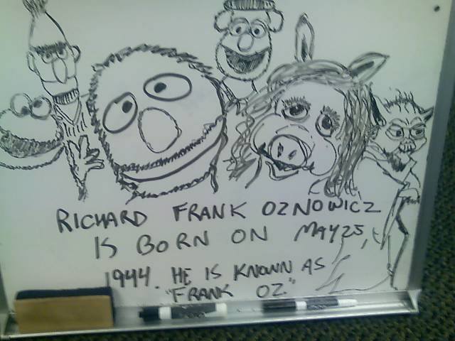 A day late, but happy birthday Frank Oz 