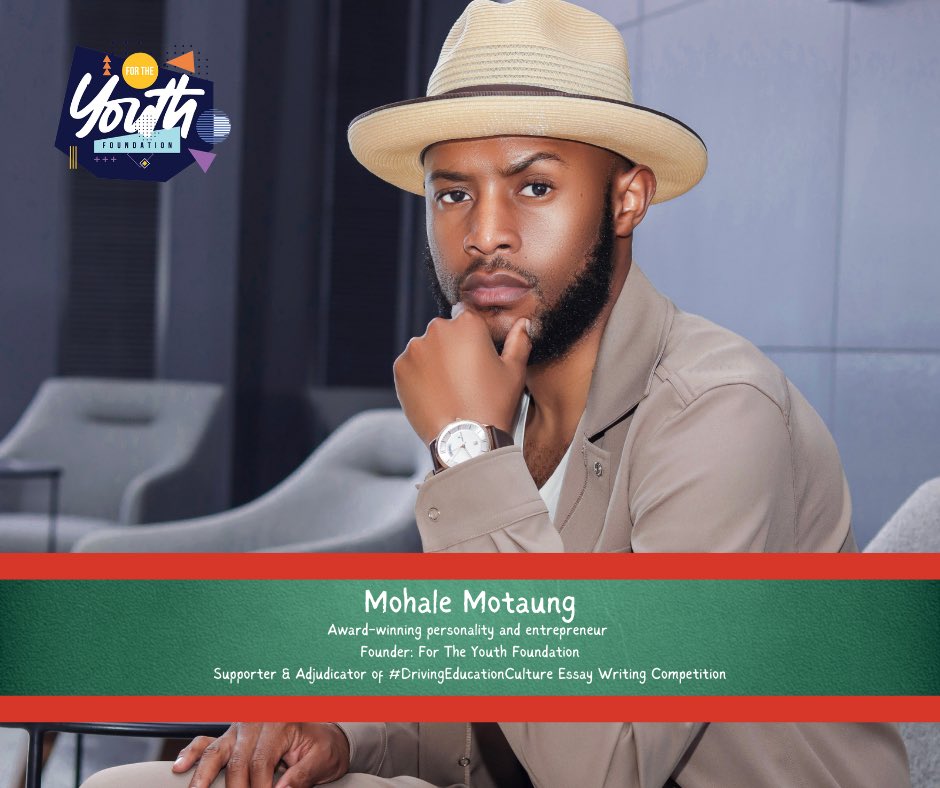 mohale_motaung's tweet photo. COMPETITION ALERT 🚨: Grade 12’s in Gauteng and Free State: 

My foundation @ForTheYouth_F is supporting the @ChnConsulateJhb in donating R100k for #DrivingEducationCulture! 📚 

I will also be part of the adjudication team! 😁 

More details here: https://t.co/o7J8Vhxrpe https://t.co/OARP9aGf9o