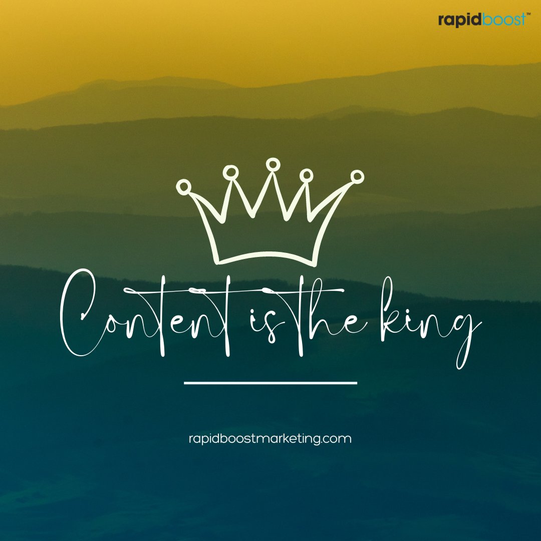 RapidBoost's tweet image. Publish only good quality, fresh and keyword rich content. 
Visit zcu.io/0m9w to learn more.

#content #importanceofcontent  ​​#marketingdigital #onlinemarketing #RapidBoostMarketing #RapidBoost #RBM