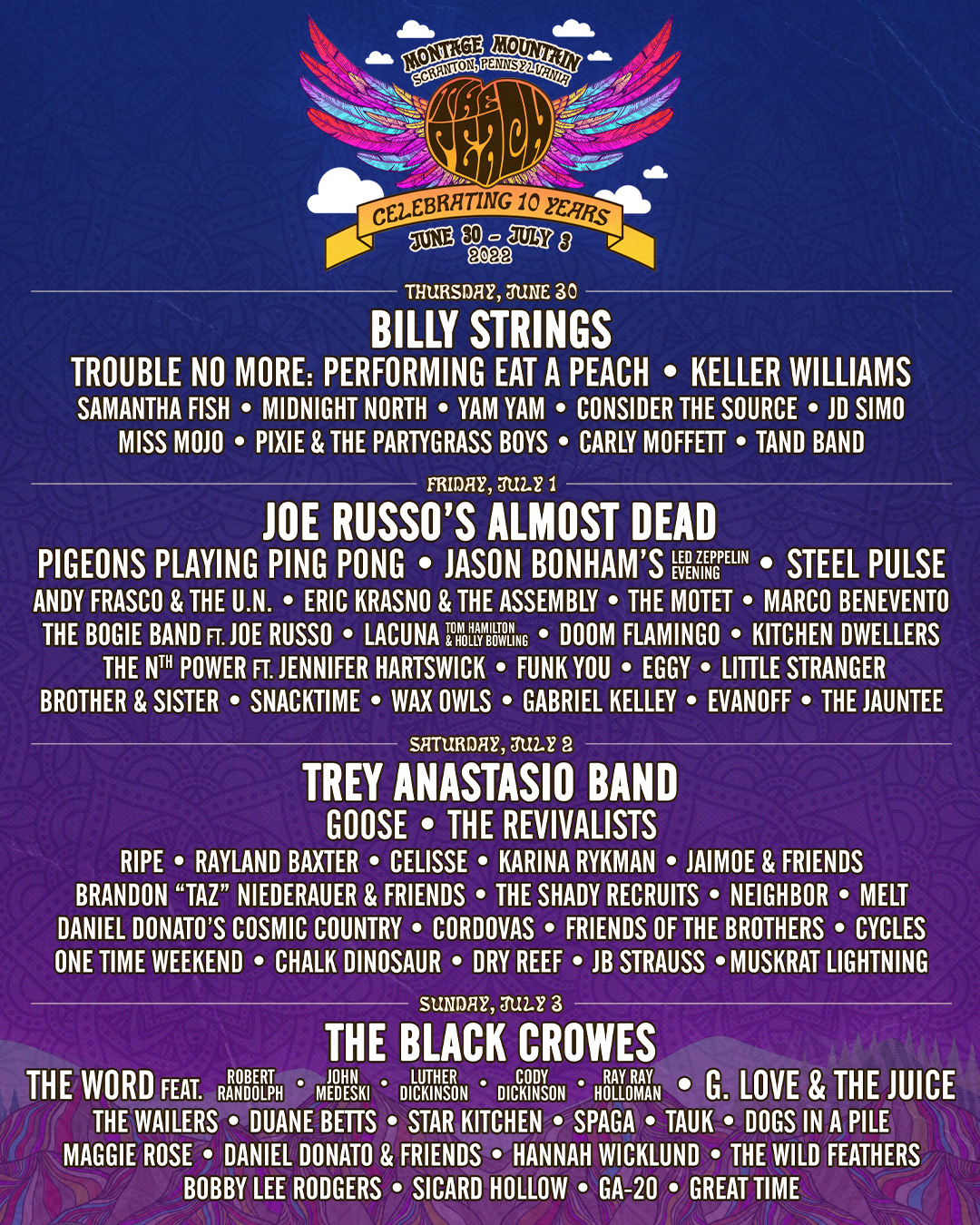 The Peach Music Festival (PeachMusicFest) / Twitter
