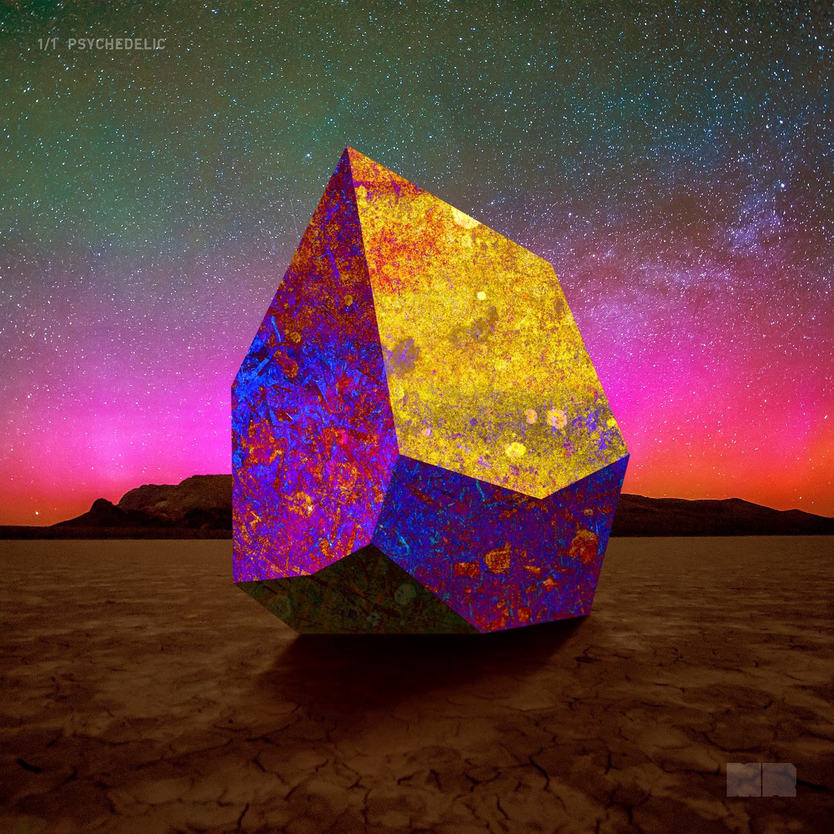 The PSYCHEDELIC Rock takes you to an altered state of consciousness. Try not to lick it! #MetaRocks