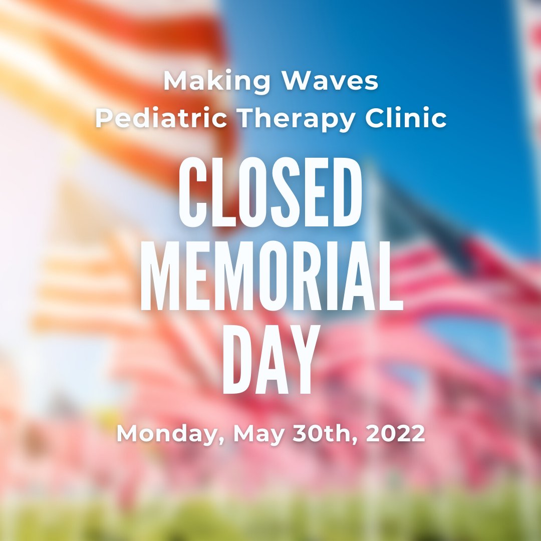 makingwavesptc's tweet image. Making Waves will be closed this Monday for Memorial Day. Have a wonderful weekend everyone!🇺🇸

#rememberandhonor
