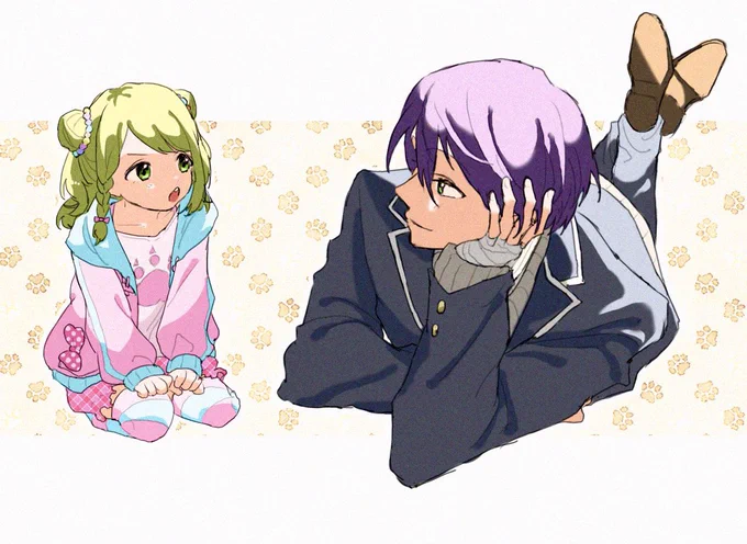 #金剛力也像 #森中びじゅつかん
ミニかざちゃんを覗き込む高校生 