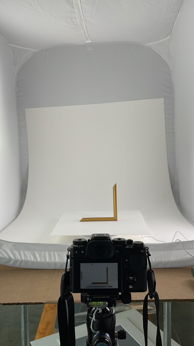 Photographing all our frame corners for a website and marketing refresh!