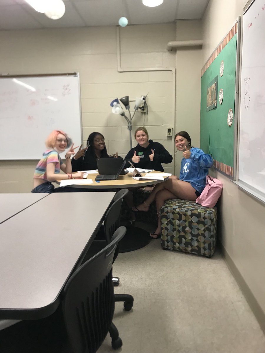 They were the first group to break out of the pre-calculus math escape room!!!