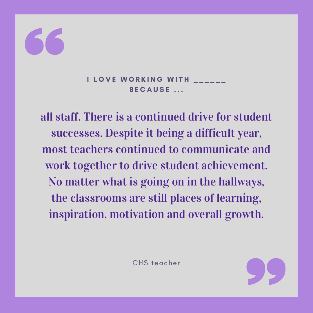 CHS Teacher Love (@chsteacherlove) on Twitter photo 