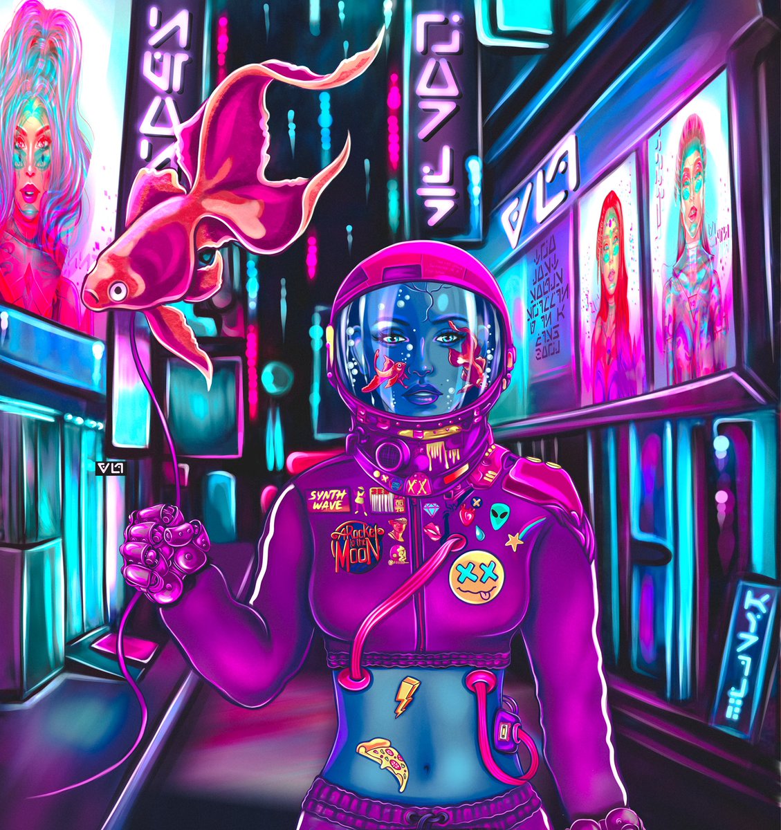 yu_artist's tweet photo. My “Avrill15’s Adventure” In beautiful hands @gaurand_eth 💜
Thank you so much! This is so amazing, I am very happy that you loved my art. 🥲

Adding Avril to my world is a great honor for me! 🙏💜
Hug you with all my heart! 🫂💜 https://t.co/5MkShENrrr