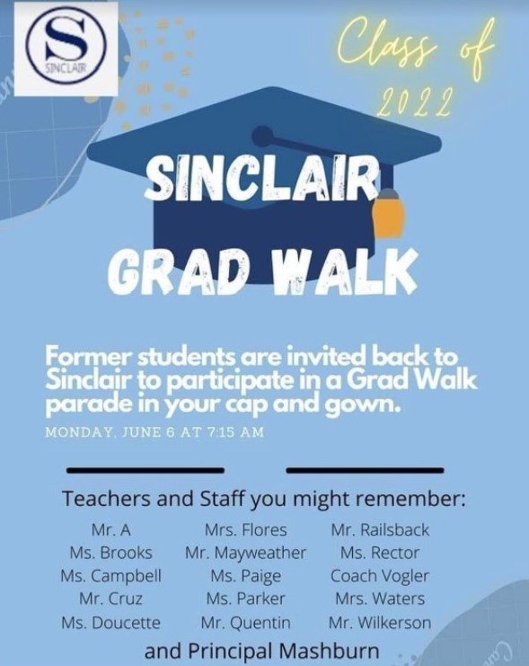 Seniors who are alums of @sinclair_ES it's your turn!!