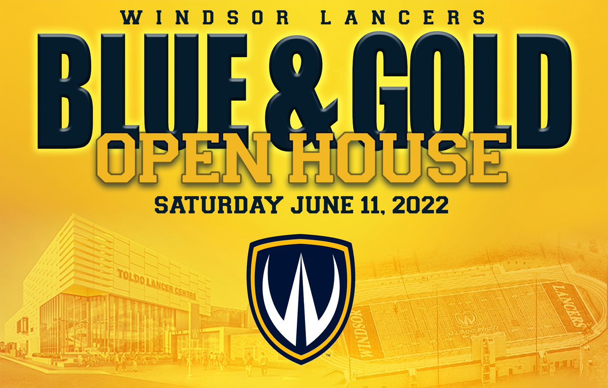 Calling all c/o '23-'26 student-athletes! Join us June 11th for our Blue & Gold Open house!! ▪️ Come see what your experience in the 🔵🟡will look like! For more info DM us or our coaches. ▪️ Please register following this link: uwindsor.ca/kinesiology/la…