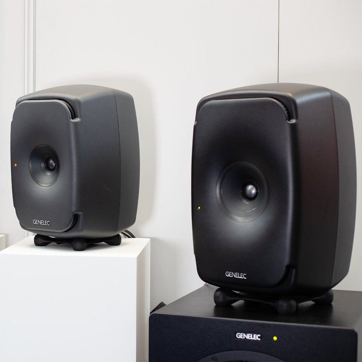 Genelec's tweet image. Fancy a Genelec cupcake? So delightful to meet attendees of the Media Production &amp;amp; Technology Show in London recently. Enjoy the pics! #TBT
@mediaprodshow  #MPTS2022 @SourceDist