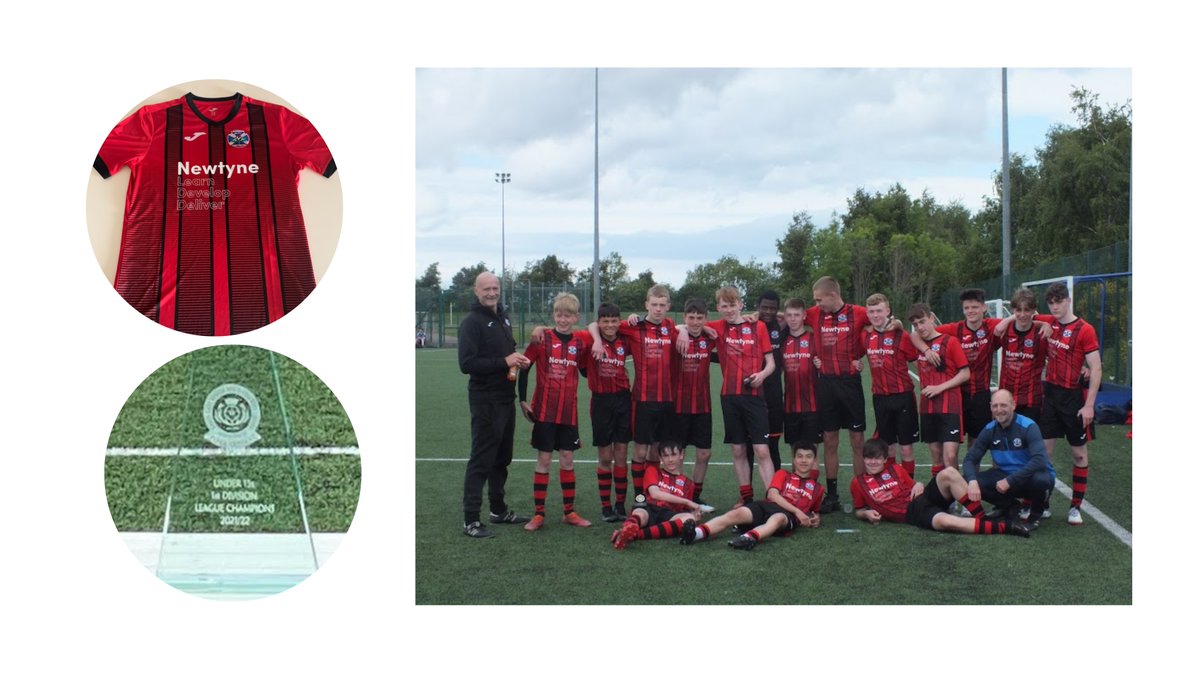 Congratulations to Lasswade Thistle  – U15 League Champions 2021 - 2022, a great achievement. 
Well done to the team and coaches for a fantastic season.
We are looking forward to next season and your continued success.
#lasswadethistle2007 #footballskills  #LearnDevelopDeliver