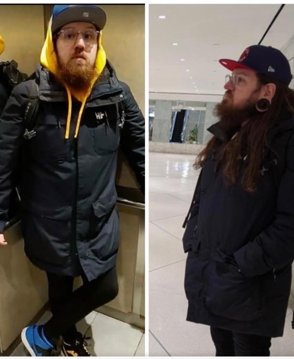 traciloveswine's tweet photo. My son Ty Cottingham has gone missing. Last seen morning of  May 17th in the Dover Square area of Toronto/ Rusholme road. 
He is 33 and a bit heavier than these pictures. 
He was wearing purple high tops, a green Hoody , green track pants and a purple hat and prescription glasses https://t.co/ODa9G5yrFg