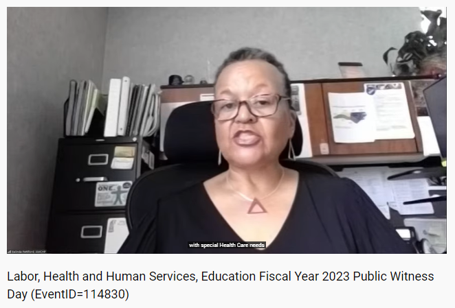 DC_AMCHP's tweet photo. Thank you to @DC_AMCHP Board President Belinda Pettiford for her impassioned testimony before the House Appropriations Subcommittee on the need to fund Title V at $1 billion in FY23. Watch the recording at this link: https://t.co/AoexZBPs97
@rosadelauro @TomColeOK04 https://t.co/8vWHYuP9CR