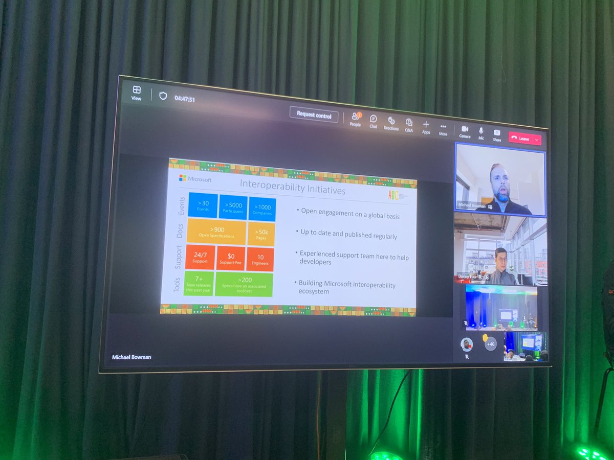 techcityng's tweet photo. The speakers highlighted the resources Microsoft has to aid the development of  the Open Source community:
⚡️Office and Windows Protocol Test Suites
⚡️Fiddler and Wireshark Network Parsers
⚡️GitHub open source interoperability solutions 
⚡️Test bases
#OpenSourceConnect #Microso https://t.co/WKZw0zwyMO