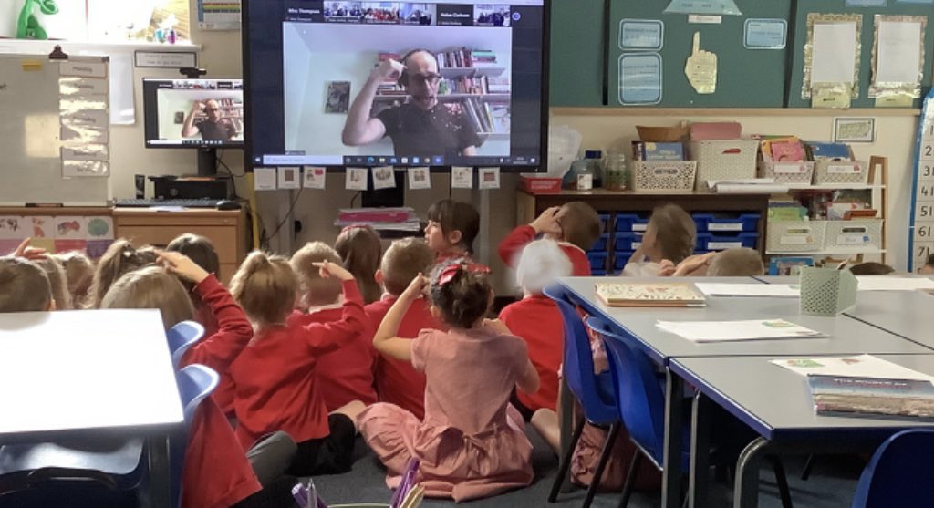 We loved our virtual session with author and poet <a href="/nealzetterpoet/">Neal Zetter Poetry</a>. Thank you for sharing your amazing poems and answering all our questions. #readingforpleasure #rotherhamlovesreading <a href="/ForgeCPD/">ForgeCPD</a>
