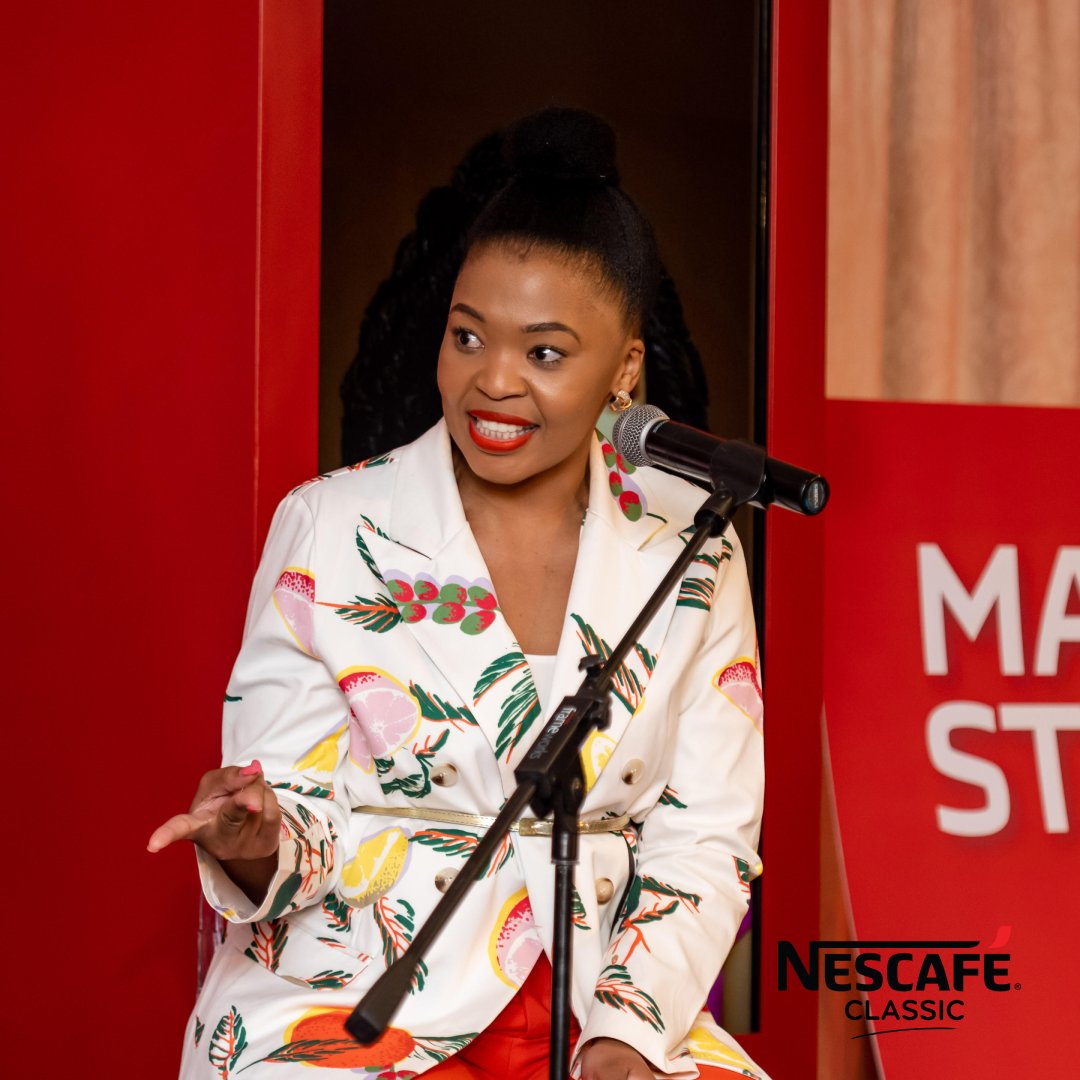 nescafesa's tweet photo. "Unleash your potential and live your purpose" - @noziqamngana 

#MadeStrong https://t.co/m9YqWDu30c
