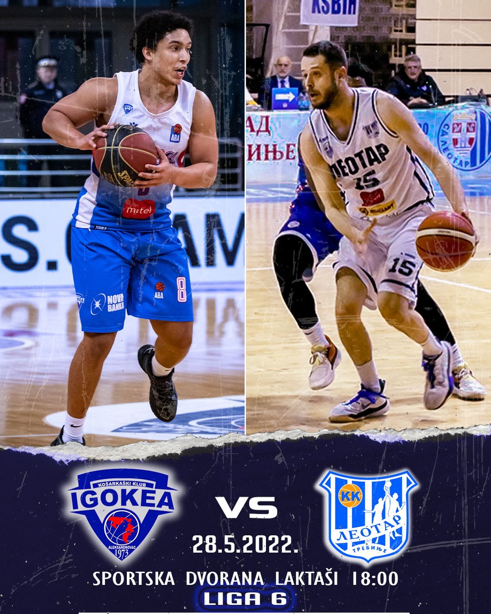 BCIgokea's tweet photo. @bcigokeamtel vs @kkleotar
28.5.2022. u 18:00 SD Laktaši
#našakuća #republikasrpska #bcigokeamtel #kkleotar #trebinje #liga6 #laktasi #basketball https://t.co/14uxk2GRKf