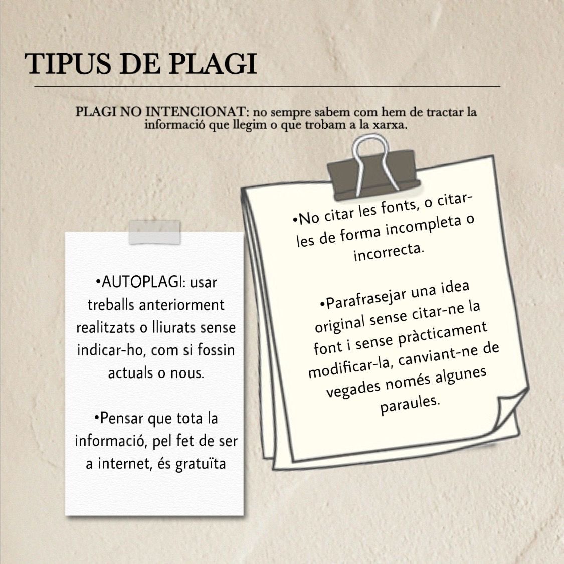Què és el plagi? Quins tipus hi ha?
‼️‼️‼️‼️‼️‼️‼️‼️‼️‼️‼️‼️