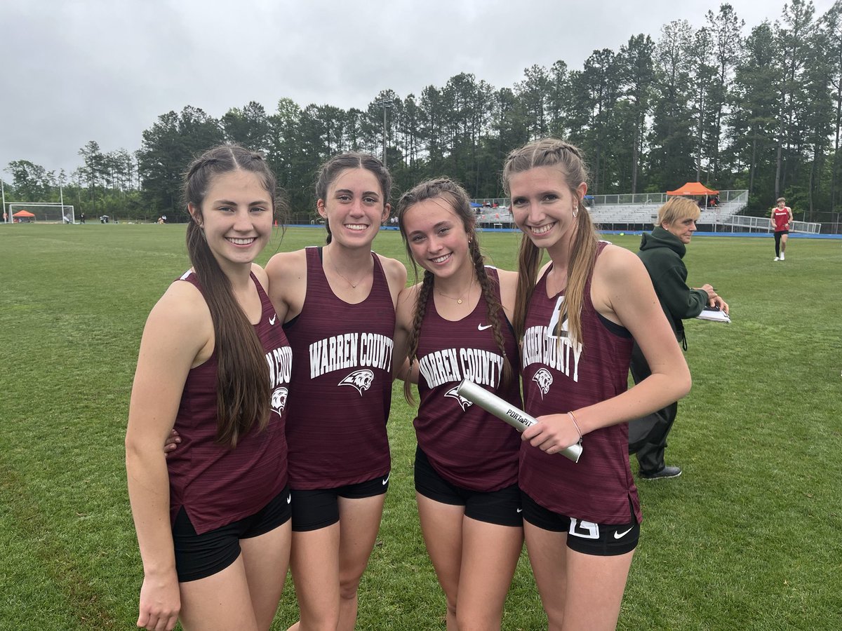 Region 3B Champions
4X800 relay team
Sophia K. , Kaley T., Ella M., and Leah W.
Congrats ladies