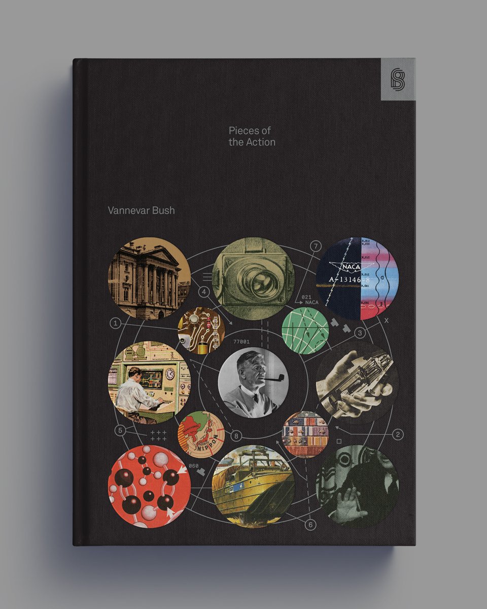 stripepress's tweet photo. Pieces of the Action by Vannevar Bush is available for preorder: https://t.co/mMtO7k5C0q https://t.co/zbrRCrrYAd