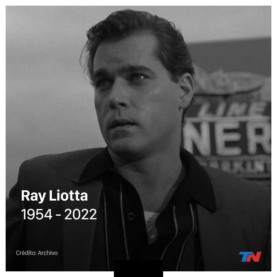 todonoticias's tweet image. Murió Ray Liotta, una de las figuras de “Buenos muchachos” tn.com.ar//show/hollywoo…