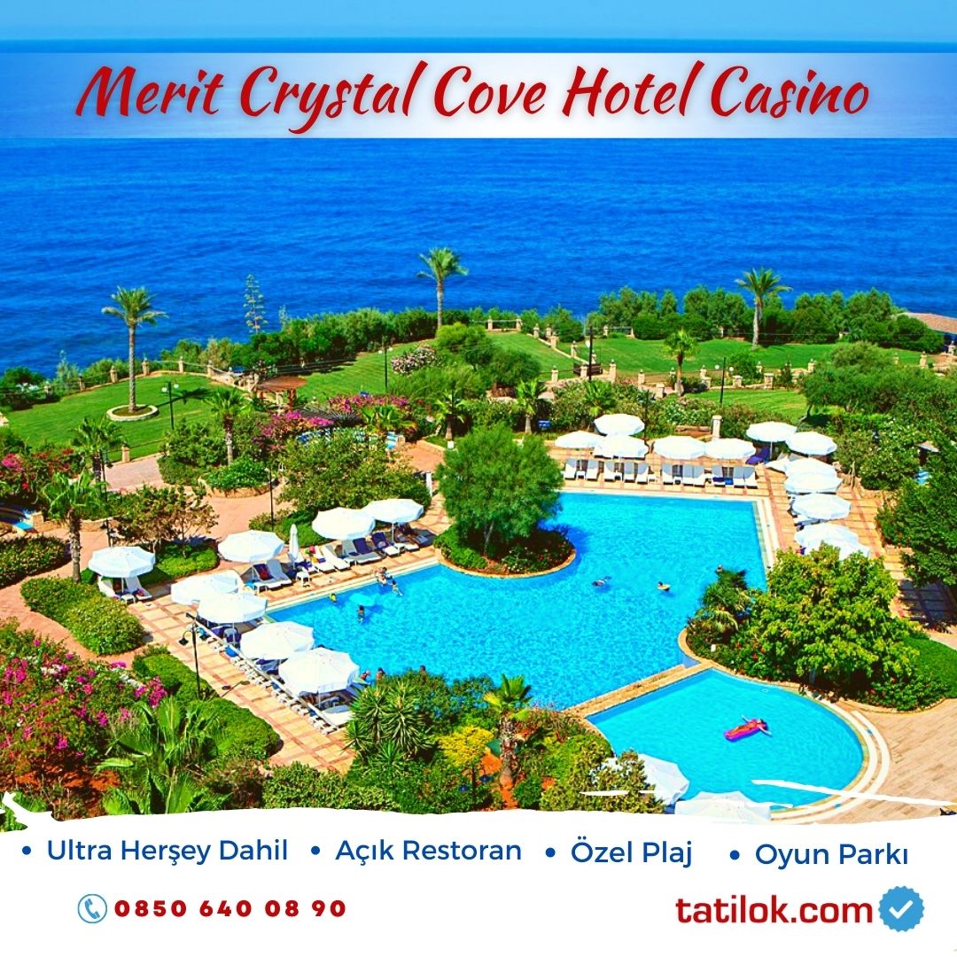 tatilokcom's tweet photo. Lüks, şık, konforlu ve huzur dolu bir tatil mi aradınız? O zaman rotanızı Kıbrıs Merit Crystal Cove Hotel Casino'ya çevirin deriz.

📍Kıbrıs
👉Ultra Her Şey Dahil
🌊Özel Plaj
🌈Kaydıraklı Havuz
🍽Açık Restoran
👶Oyun Parkı

#tatilok #tatil #kıbrıstatil #kıbrıs #kıbrısotel https://t.co/Tngba4D3a4