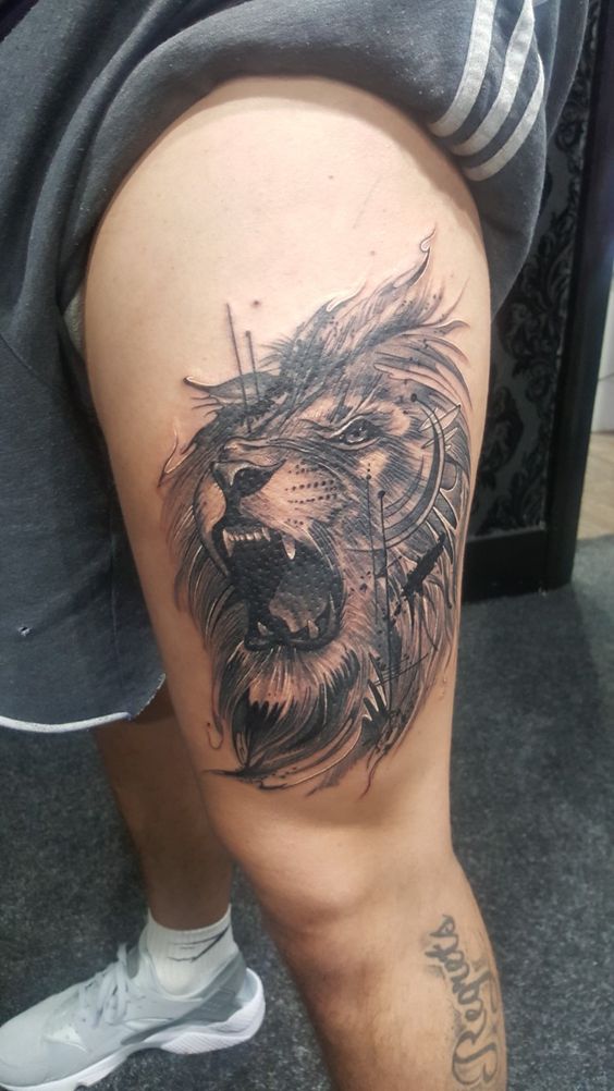 Got my Tattoo Done !! 🦁

#tattooart