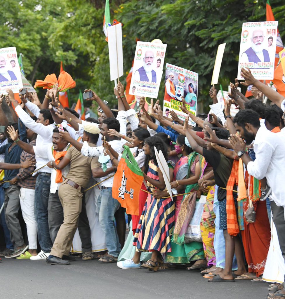தமிழகம் பிரதமர் திரு.நரேந்திர மோடி அவர்களை விரும்புகிறது.