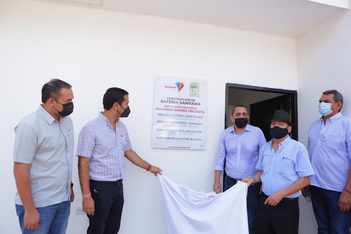 ivanbolano's tweet photo. Una vez más logramos mejorar las condiciones de infraestructura educativa en Valledupar hoy desde la  IE Eduardo Suárez Orcasita fortaleciendo el servicio y dignificando a nuestros estudiantes con baterias sanitarias. Por una educación en Orden!!! @MelloCastroG https://t.co/7mhcWZPEAe