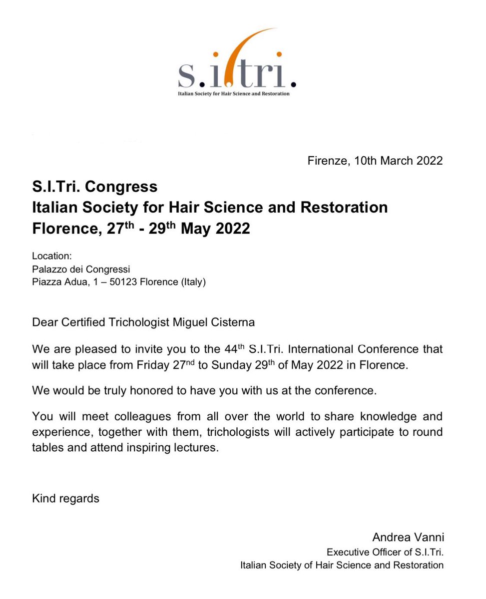 ExpertoCapilar's tweet photo. Invitado como Speaker > Conferencista al Congreso organizado por la Societa Italiana de Tricología SITRI 🇮🇹. AATRI 🇦🇷 y @CabelloySalud nuevamente presentes en Europa para la divulgación, enseñanza e investigación en la Ciencia del Cabello #aatri #iat #sitri #tricologia #tricologo https://t.co/nsfwLPHyqU