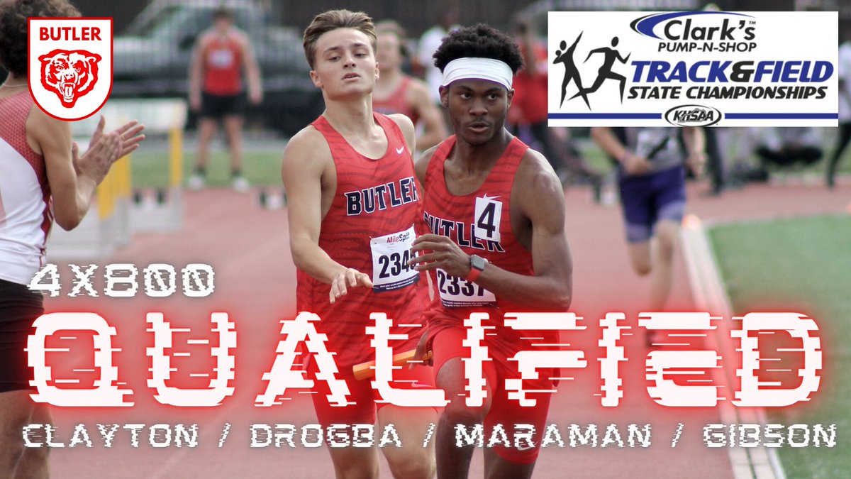BTHS_Track's tweet photo. Our Boy's 4x800 Relay team qualified for STATE!!! Congrats to Bryce, DiDie, Eli &amp; Oubry! 🤩 https://t.co/Qi0vfp6yvR