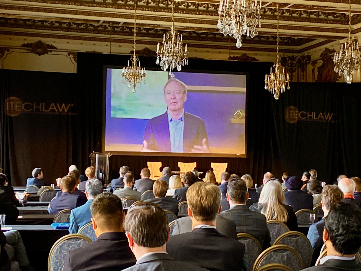 itechlaw_assn's tweet photo. Thrilled to recognize @BradSmi of @Microsoft for his contributions with the 50th Anniversary Award (North America) as part of the @itechlaw_assn 2022 World Technology Law Conference. Looking forward to the upcoming awards in 2022-2023. #ITLsf22 #ITL2022 #TechLaw #50thanniversary https://t.co/iyHyXveYJc