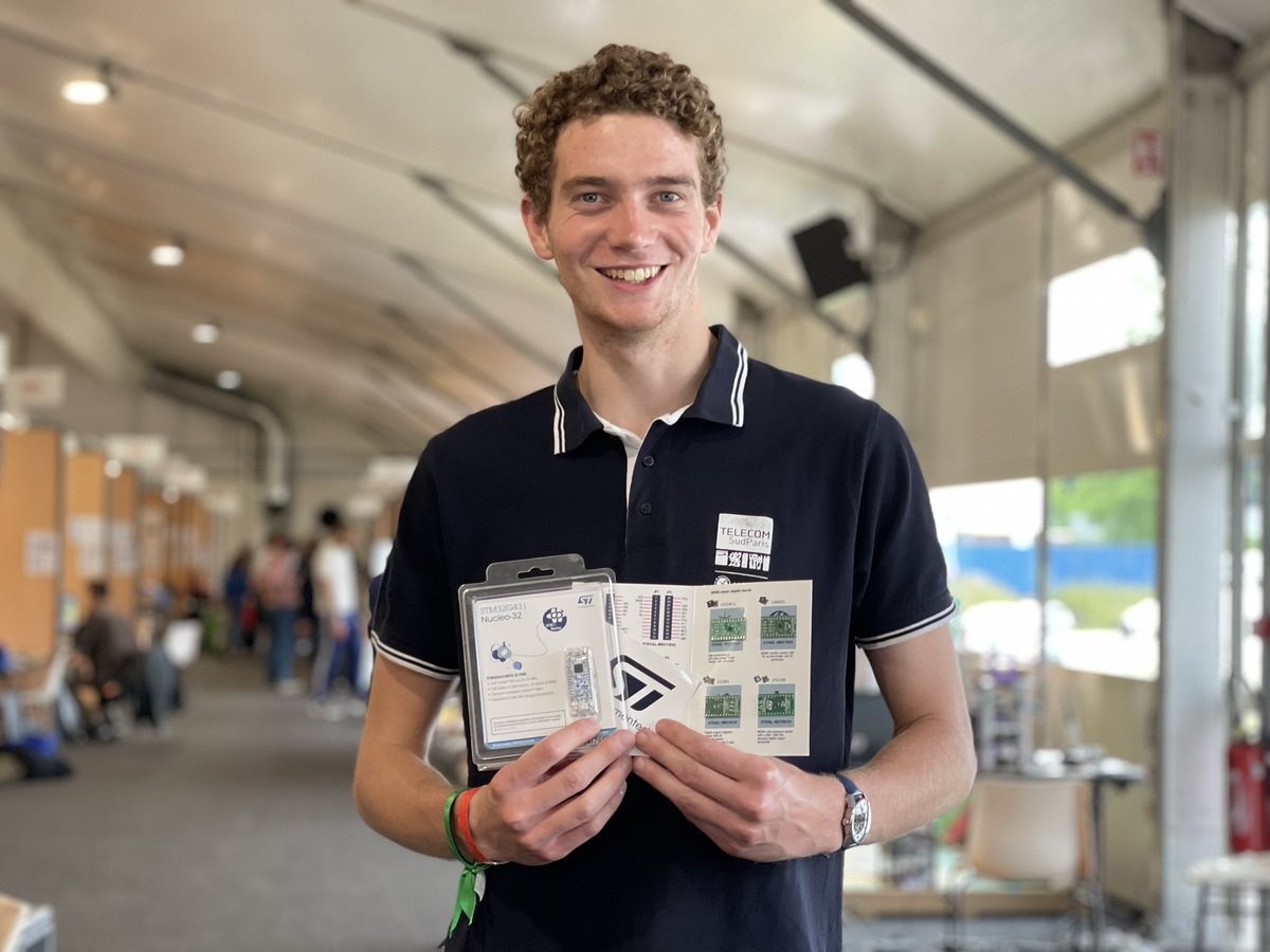 Merci à STMicroelectronics pour les micro contrôleurs ! On se retrouve sur le podium 😉💛