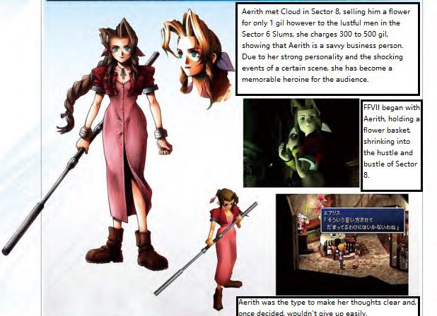 Today’s vampire lesbian otd is Aerith Gainsborough from Final Fantasy VII! She is both a headcanon lesbian and headcanon vampire. (request)