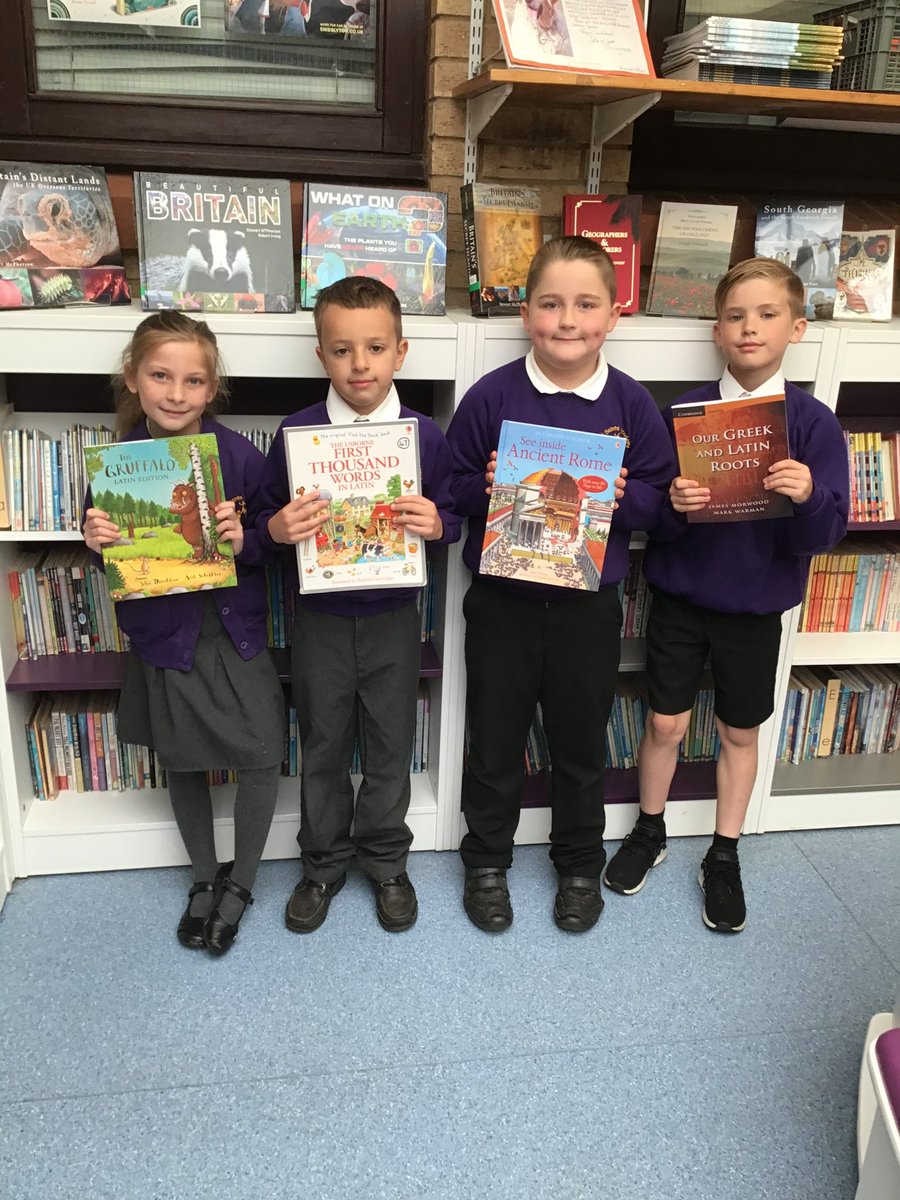 We are so thankful to our friends <a href="/classicsforall/">Classics for All</a> and <a href="/minimus_latin/">Minimus</a> for helping us to access these wonderful books to help us enhance our teaching of Latin. <a href="/DEMAT__/">Diocese of Ely Multi-Academy Trust</a> <a href="/CEO_DEMAT/">Adrian Ball</a>