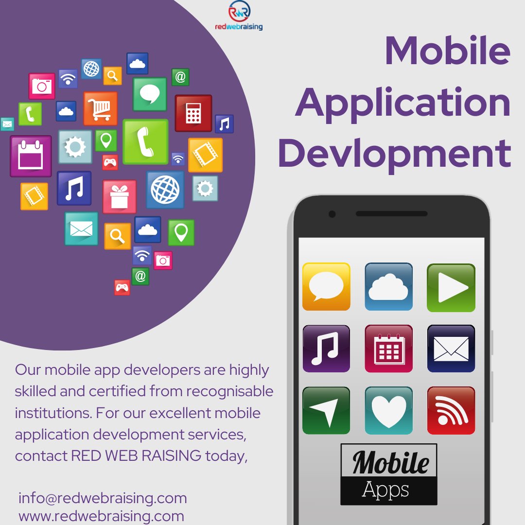 redwebraising's tweet image. #Our #mobile_app_developers are #highly skilled and certified from recognisable institutions. For our excellent #mobile_application_development services, contact #RED_WEB_RAISING today, visit redwebraising.com
