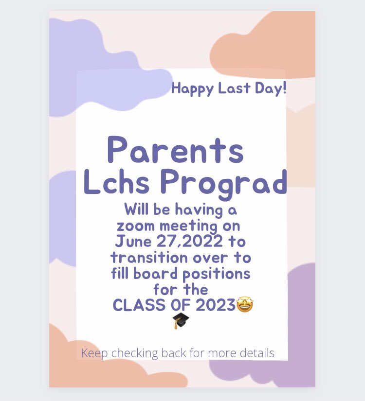 LCHS PROGRAD C/O 2023 (@lamarchsprograd) on Twitter photo 