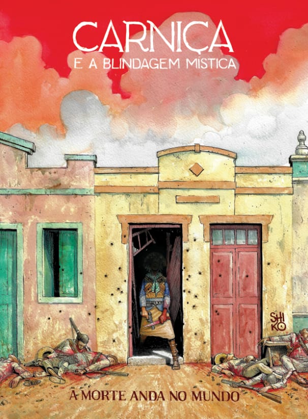 CARNIÇA E A BLINDAGEM MÍSTICA #3 a morte anda no mundo, entra hoje em pré-venda.
O quadrinho está sendo finalizado e vai pra gráfica em julho, mas recomendo a compra agora para quem quer receber seu exemplar logo que chegar da gráfica e acompanhado de brindes