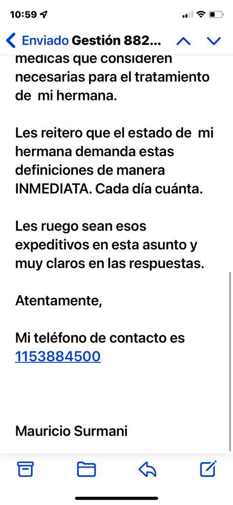 MerySur's tweet photo. Mi resp siempre es "Háganse sus controles y no posterguen temas de salud" ahora yendo a lo más terrenal, lo que necesito es visibilizar la poca voluntad de @Medife a entregarme la medicación oncologica. Estan poniendo trabas administrativas absurdas. Hicimos decenas de reclamos. https://t.co/3lzznxCxIa