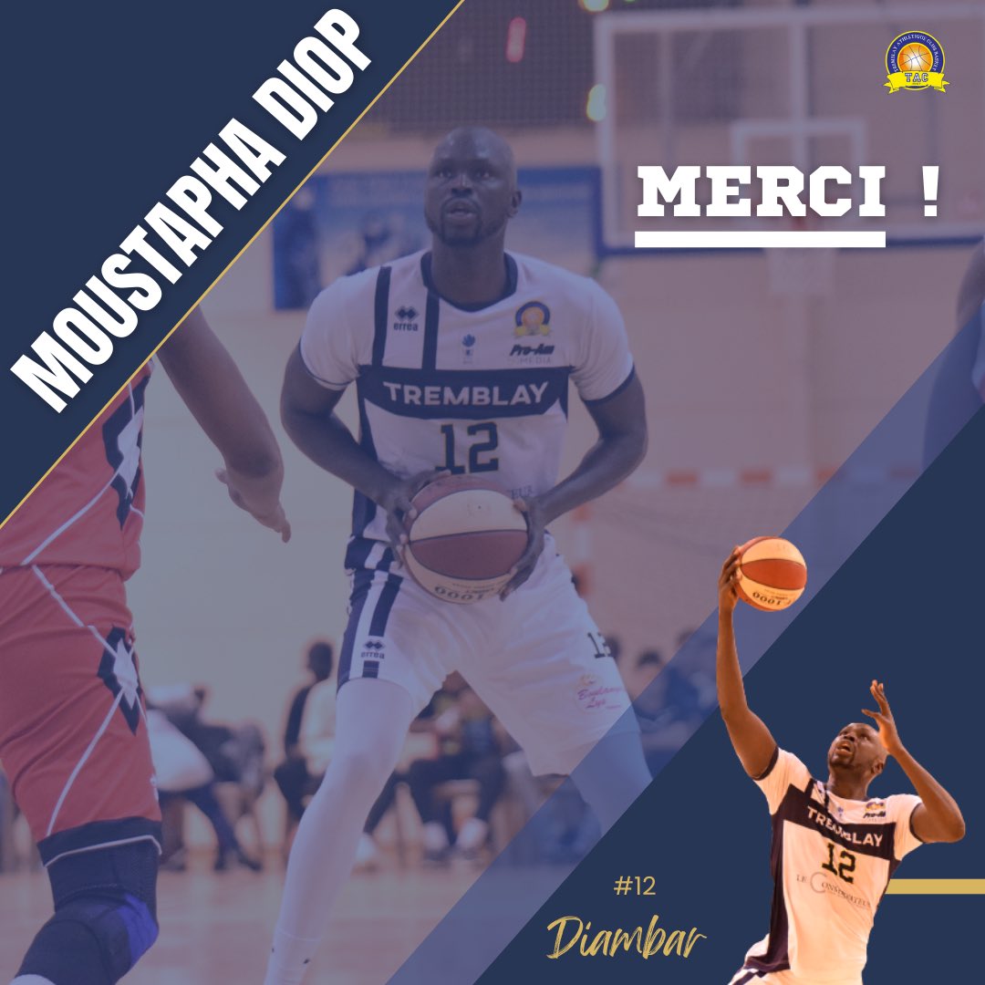 BasketTac's tweet photo. Joueur au club depuis 3ans, Moustapha a été un pilier de notre équipe N2 💪🏽

Un joueur avec un ❤️ aussi grand que sa taille, sur et en dehors du terrain, il aura su marquer nos esprits et s’inscrire dans l’histoire du club 💬

Entre dunks féroces et célébrations fantasques… https://t.co/vasKug262S