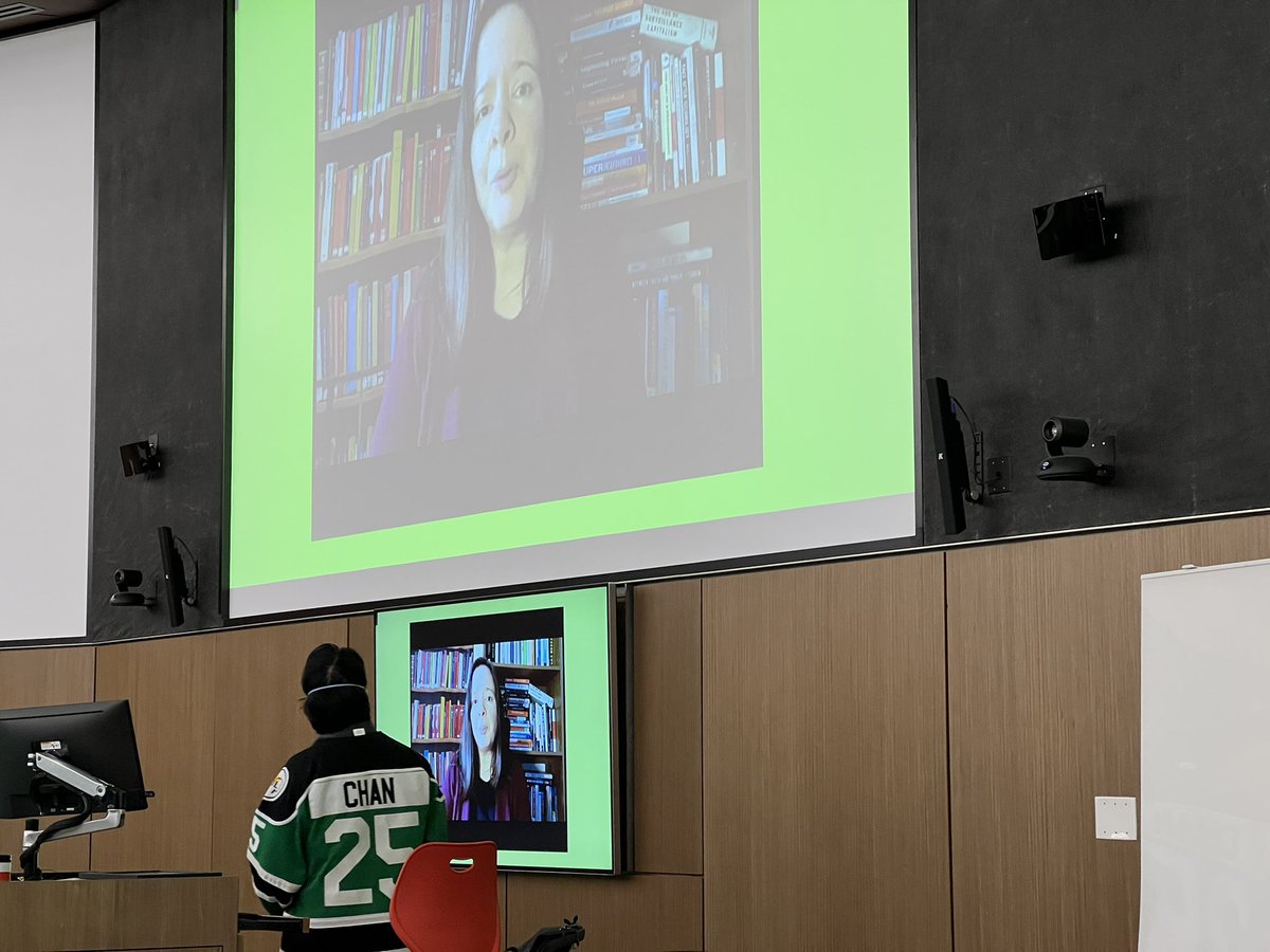 NElmqvist's tweet photo. The #hcil2022 symposium plenary session is now starting with @hcil_umd director @jvitak’s welcome message while she is in France and associate director @JoelChan86 presiding. Happy to be on the sidelines for once! 😉 #hcil @iSchoolUMD @umiacs https://t.co/uDKKlIHhE6