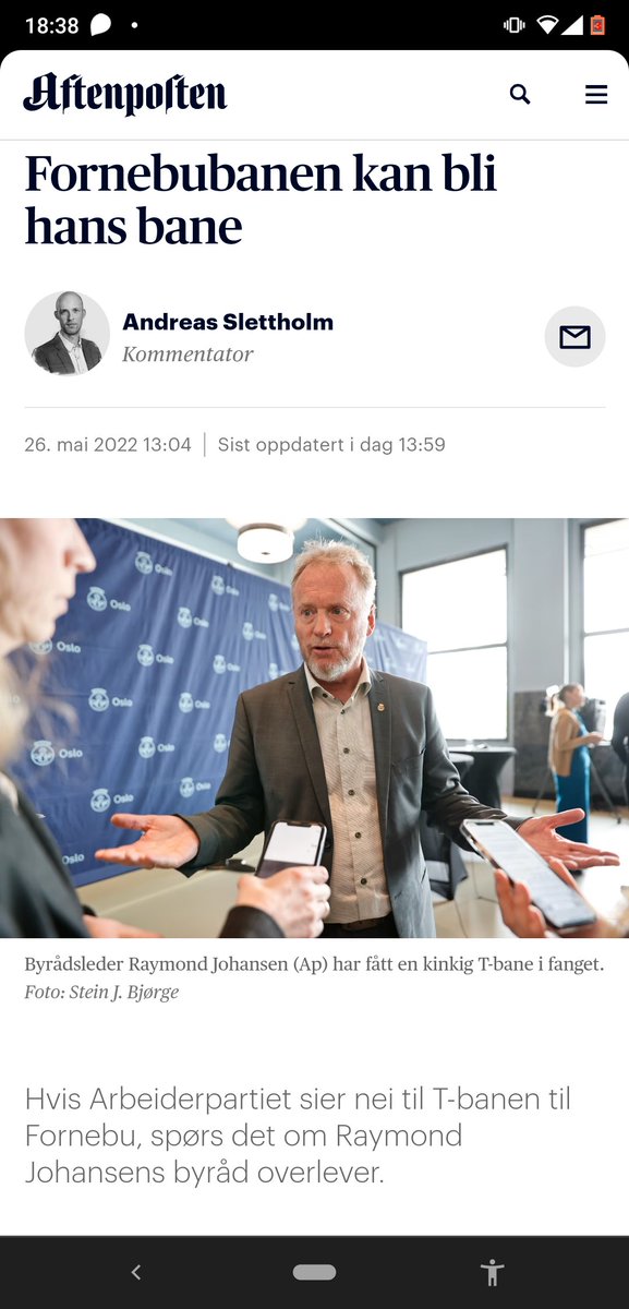 jensmaage's tweet photo. Vi går inn i en spennende samferdselsuke i Osloregionen, med viktige avklaringer på Fornebubanen. Midt oppe i det hele arrangerer E18-utvalget et temamøte om #sykling og E18 🚴🚴🚴
https://t.co/9KG0TiJ7zn
@Syklistenes
@Oslopartiet
@slettholmen
@Budstikka
@Aftenposten https://t.co/e4seXTW3om