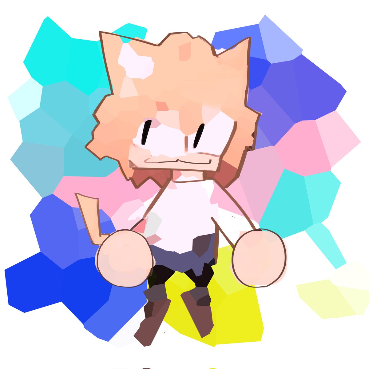 SOSAIPUS's tweet photo. Hice esto para una tarea de artes xd https://t.co/GQ9dC9XL7M