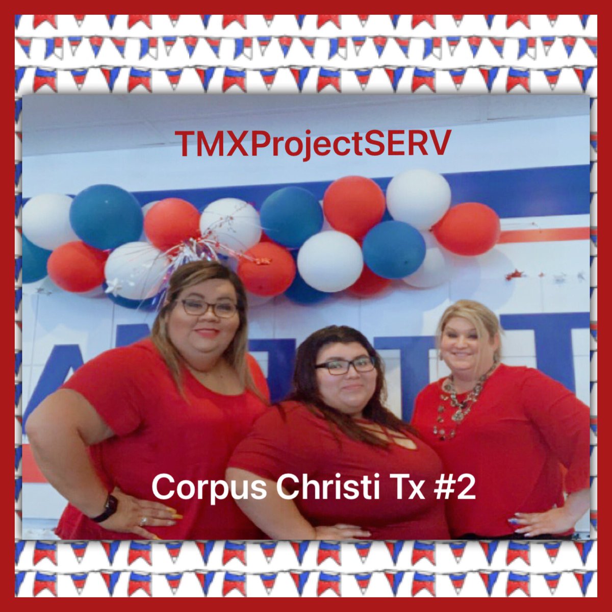 Day 4 of the CC2 CREW wearing RED supporting our brave military and remembering everyone deployed! <a href="/TMXCompanies/">TMX Companies</a> <a href="/TeamD130_TMX/">Omar Bustios</a> #TMXProjectSERV #TMXCares