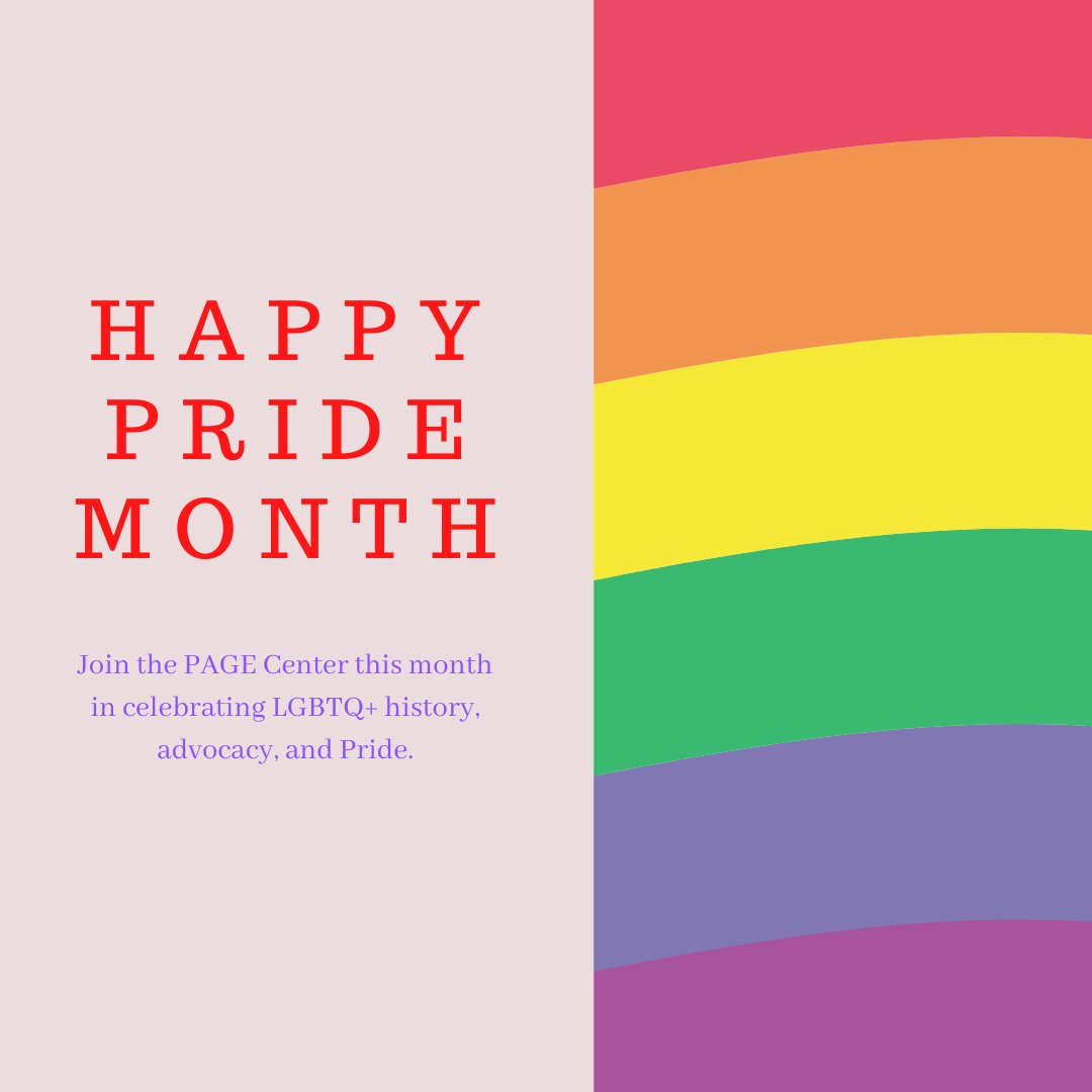 Happy Pride Month! This month, join us in celebration and appreciation for those who have come before us.